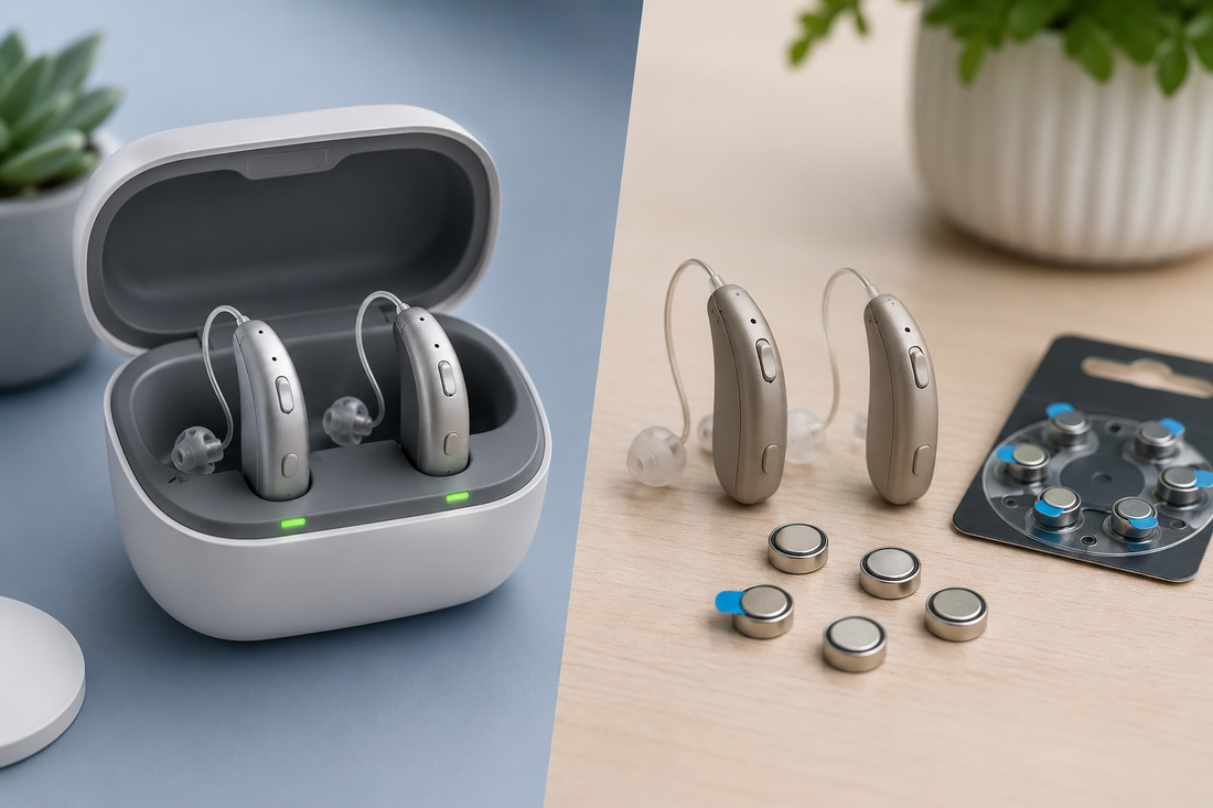 Rechargeable vs. Battery-Powered Hearing Aids: Which Is Right for You?