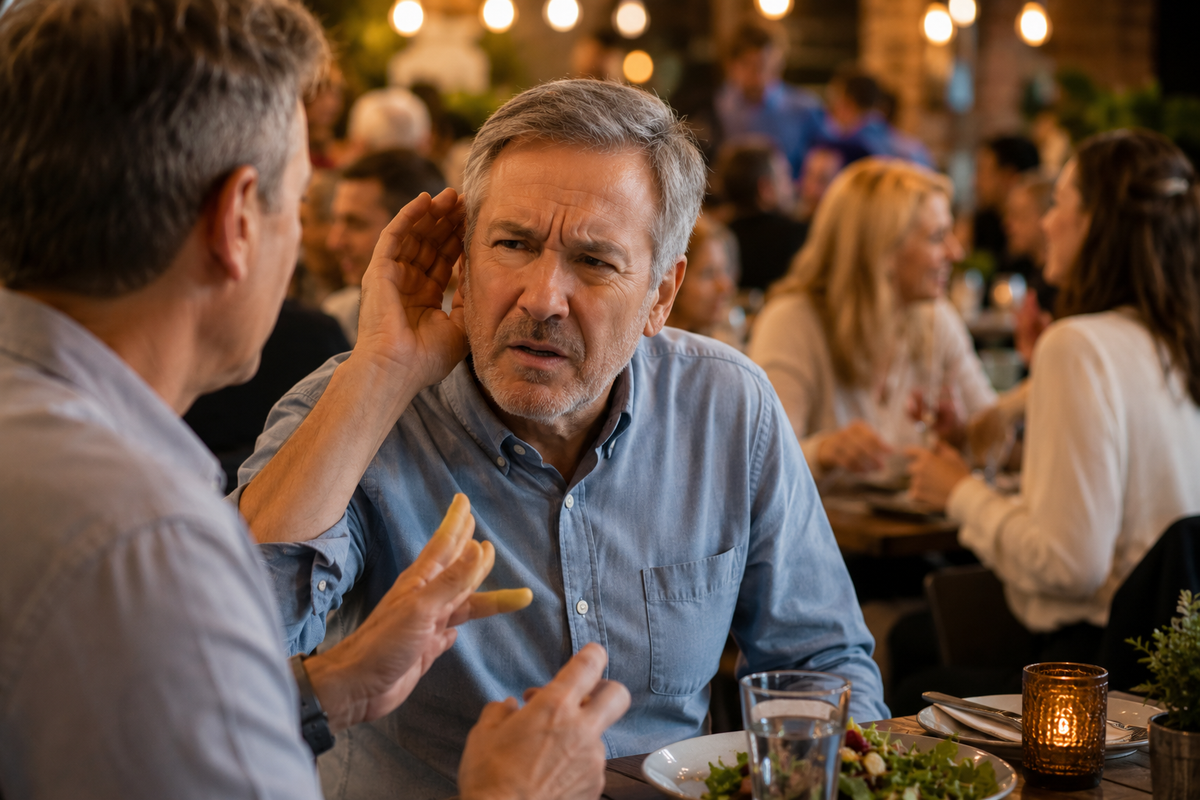 Why Is It Harder to Hear in a Crowded Room?